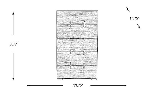 Dimension Image. Please refer to the Dimension Tab on this page for dimension details.