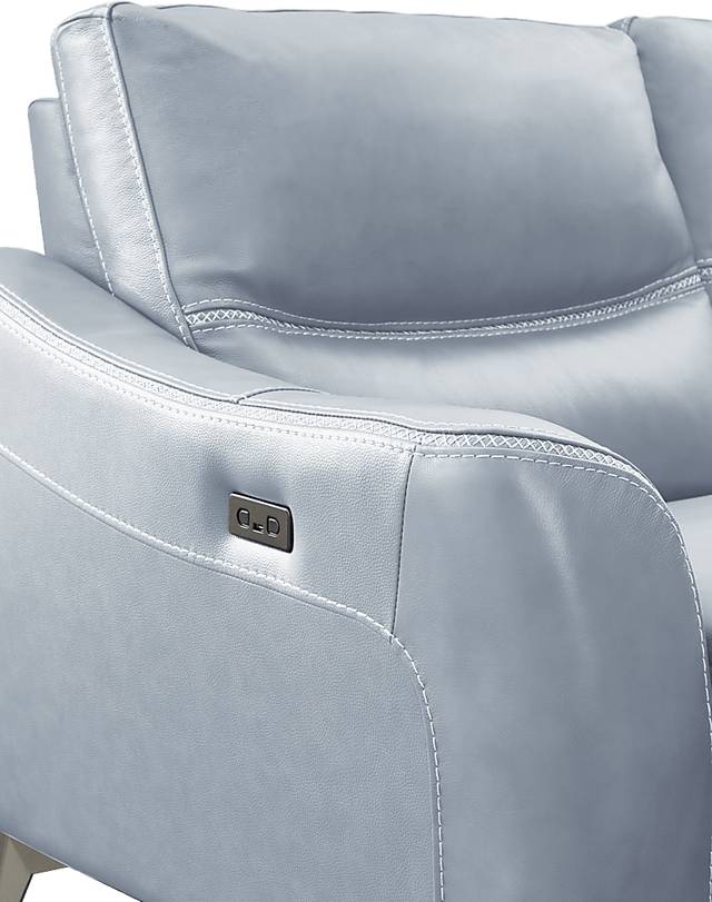 Domio Hydra Leather 3 Pc Power Reclining Sectional - Thumbnail - Image 3
