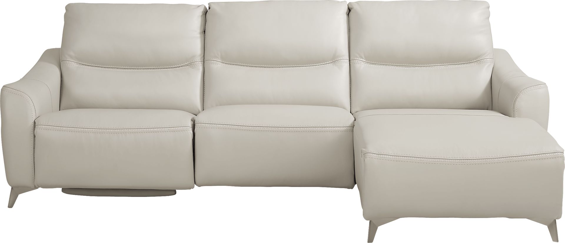 Domio Stone Leather 6 Pc Sectional Living Room - Image 2