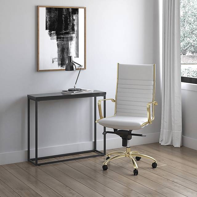Domivara White High Office Chair - Thumbnail - Image 2