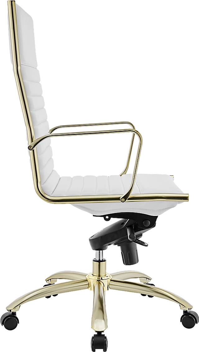 Domivara White High Office Chair - Thumbnail - Image 4