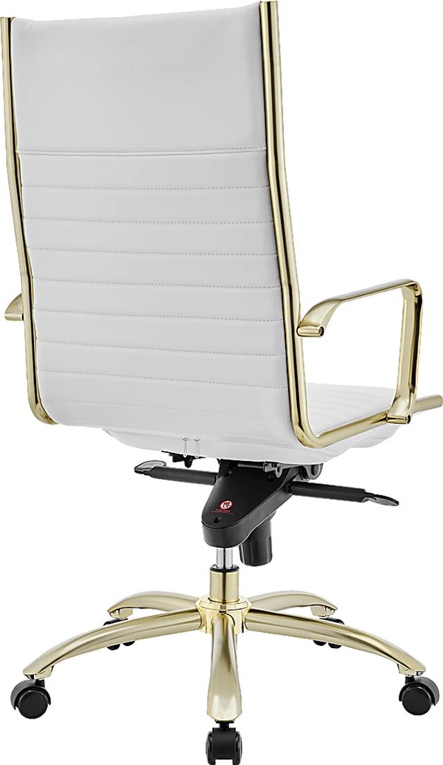 Domivara White High Office Chair - Thumbnail - Image 5