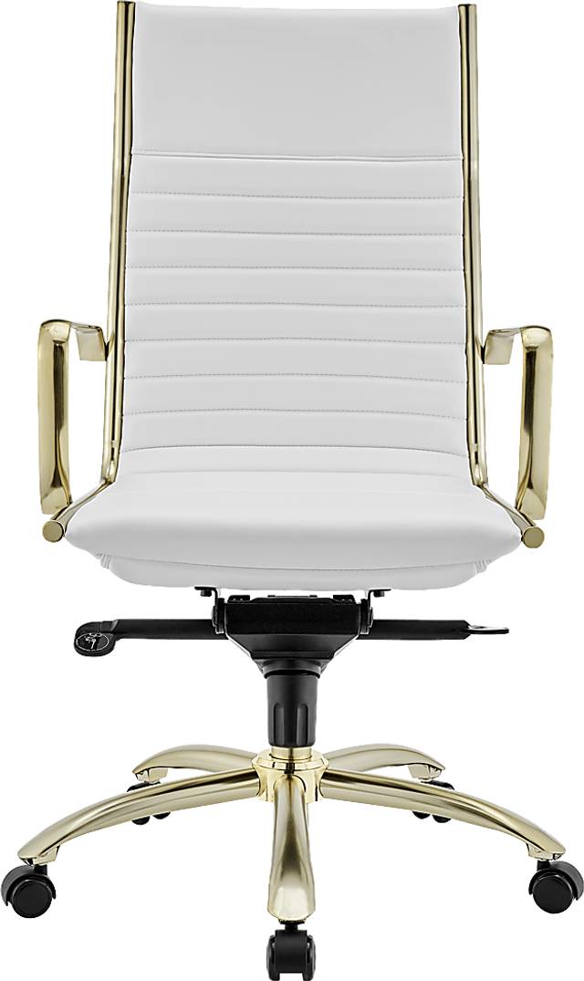 Domivara White High Office Chair - Thumbnail - Image 1