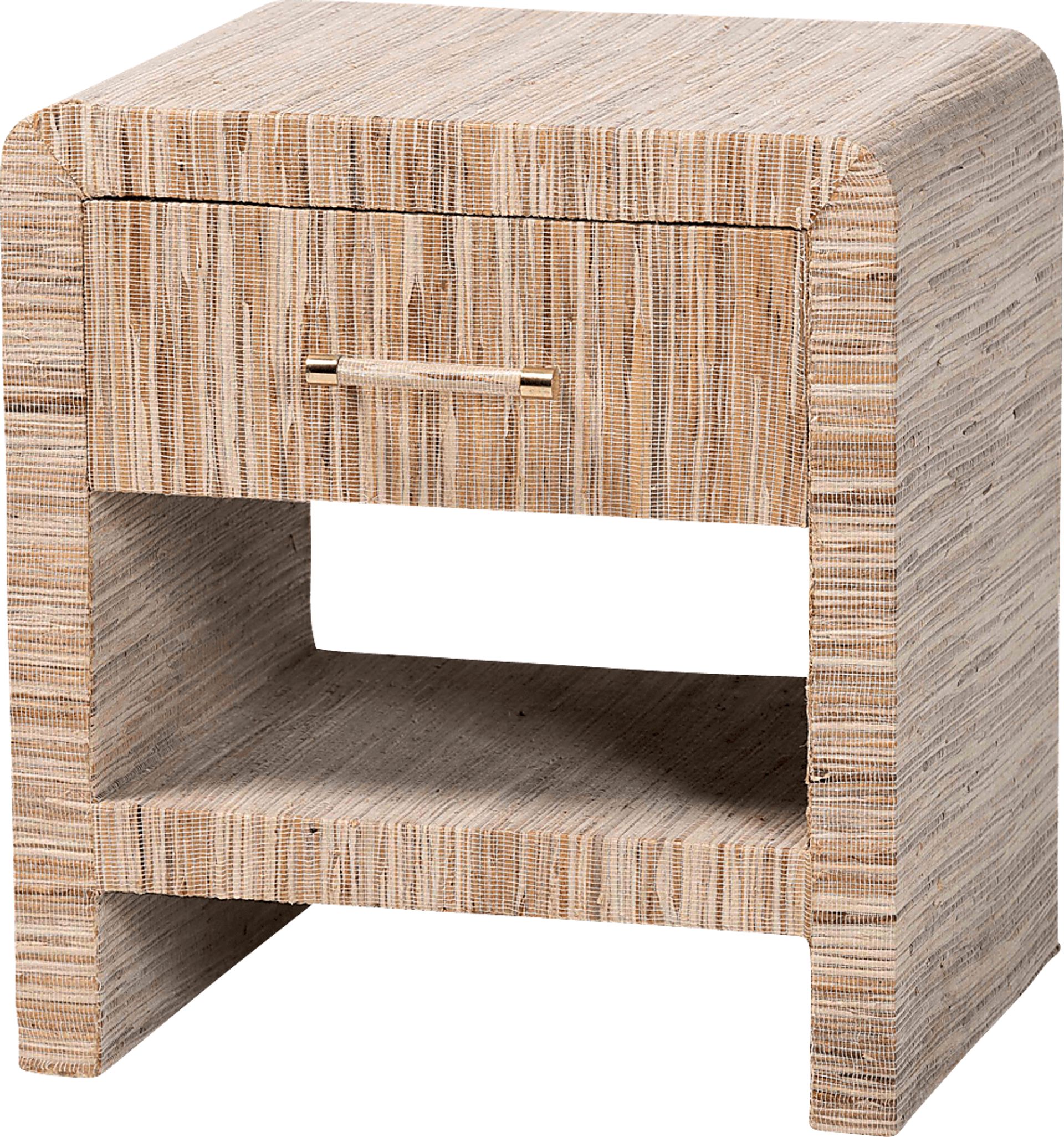 Donahoo Brown Nightstand - Image 1