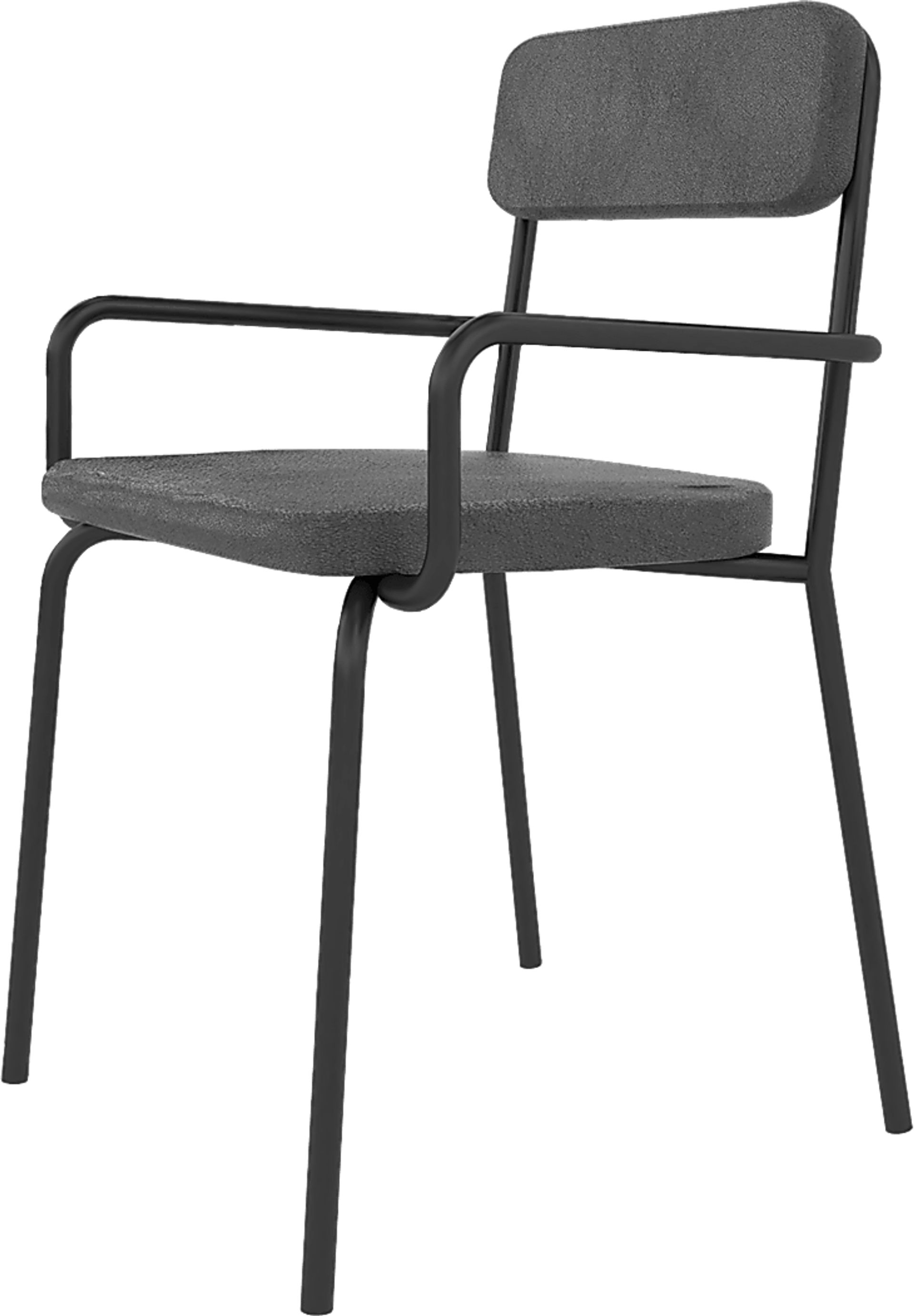 Donateil Black Arm Chair - Image 3