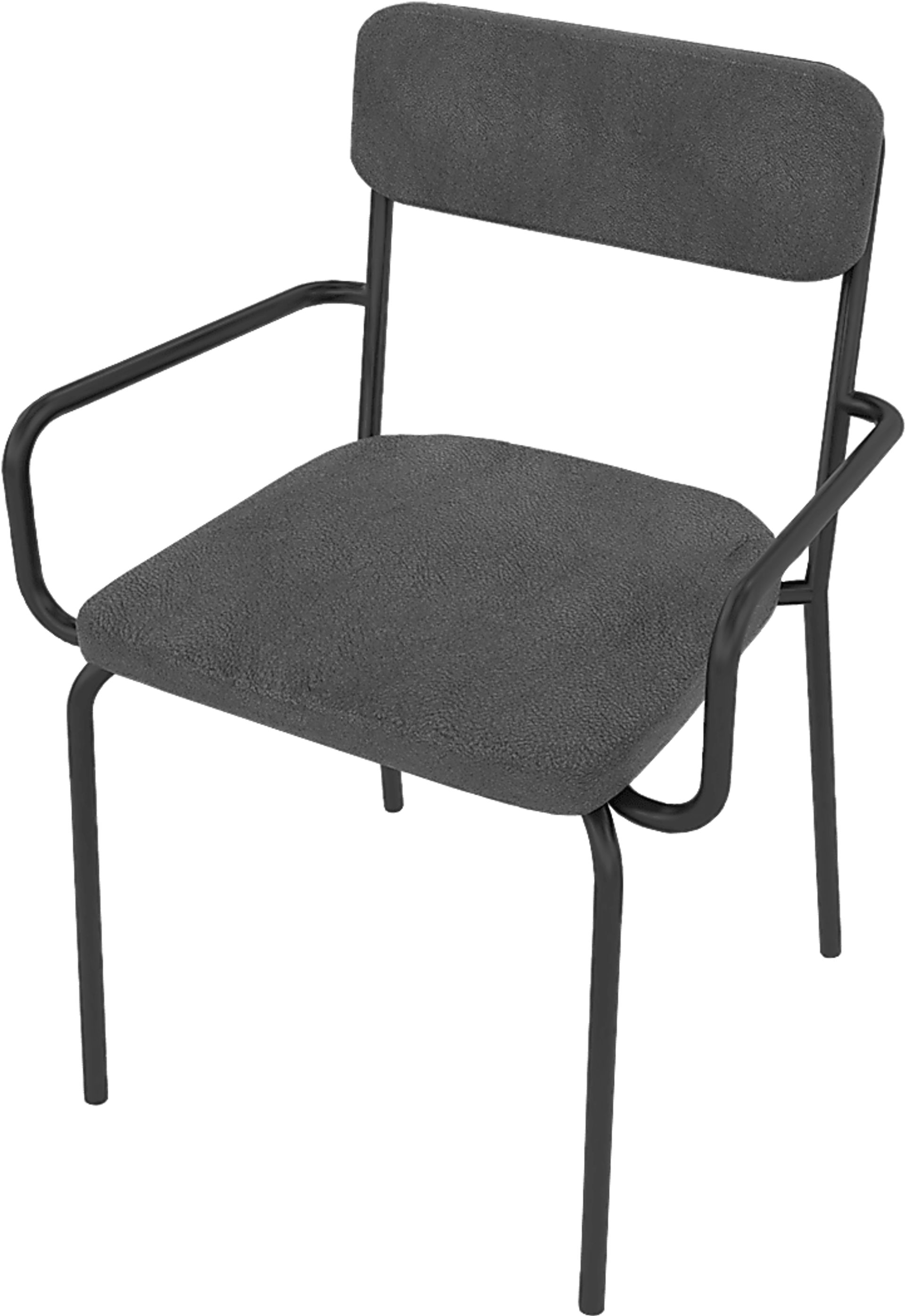 Donateil Black Arm Chair - Image 4