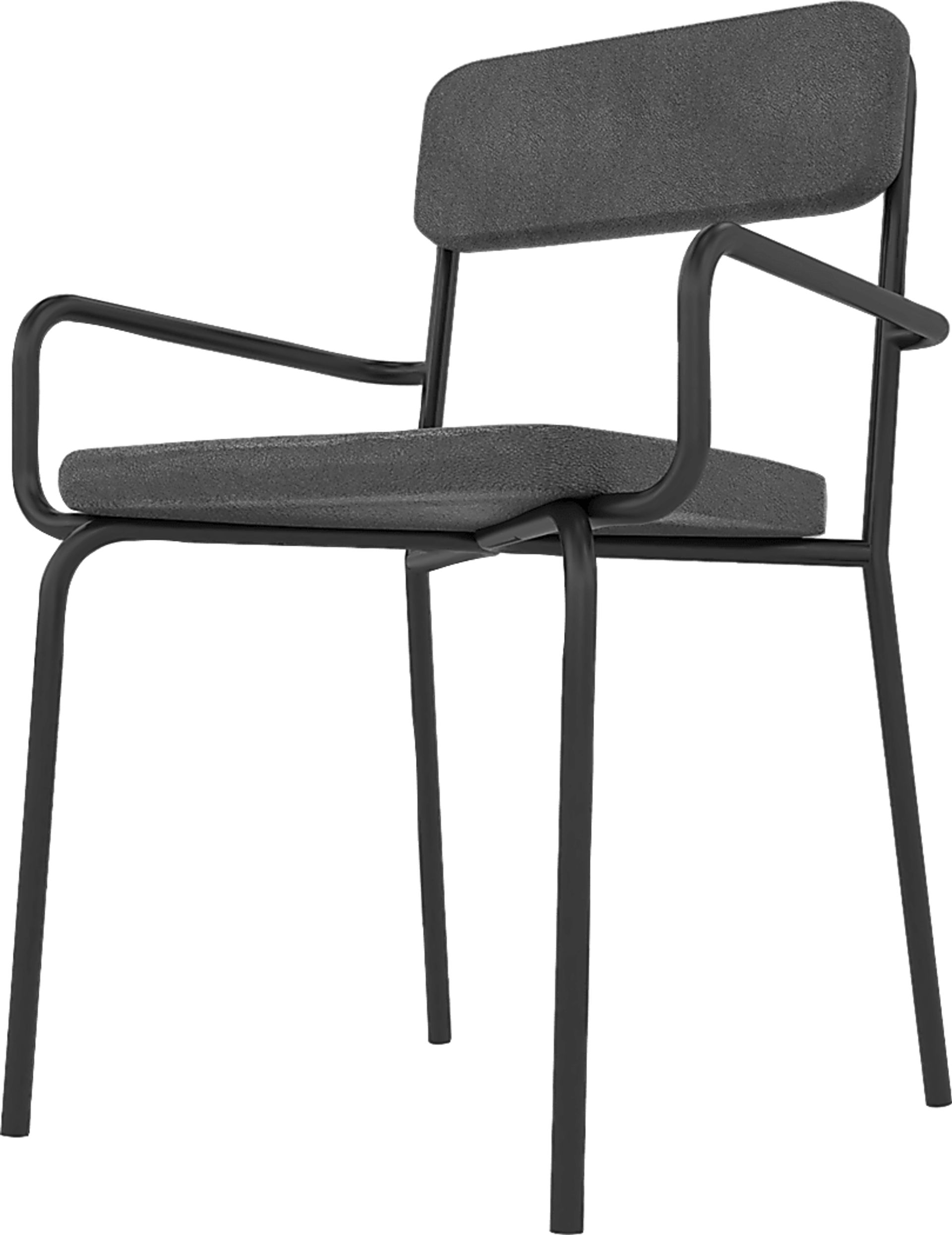 Donateil Black Arm Chair - Image 1