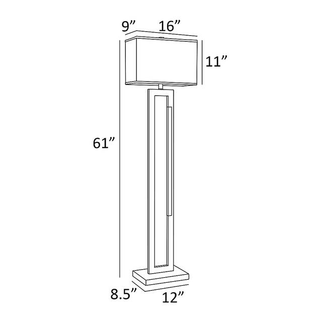 Donatello Way Gold Floor Lamp - Thumbnail - Image 3