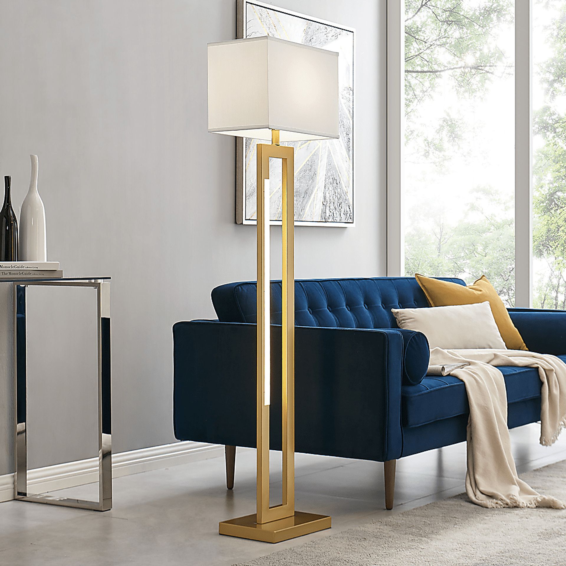 Donatello Way Gold Floor Lamp - Image 4