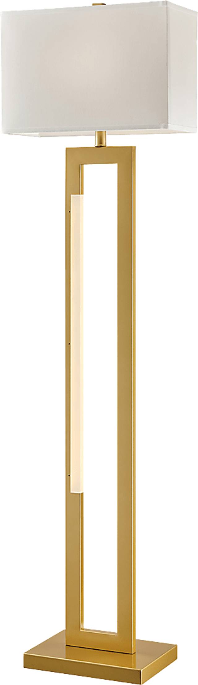 Donatello Way Gold Floor Lamp - Thumbnail - Image 1