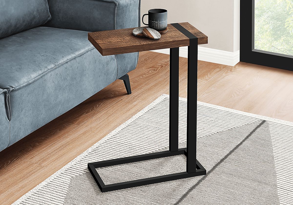 Donbree Brown Dark Wood Side Table | Rooms to Go