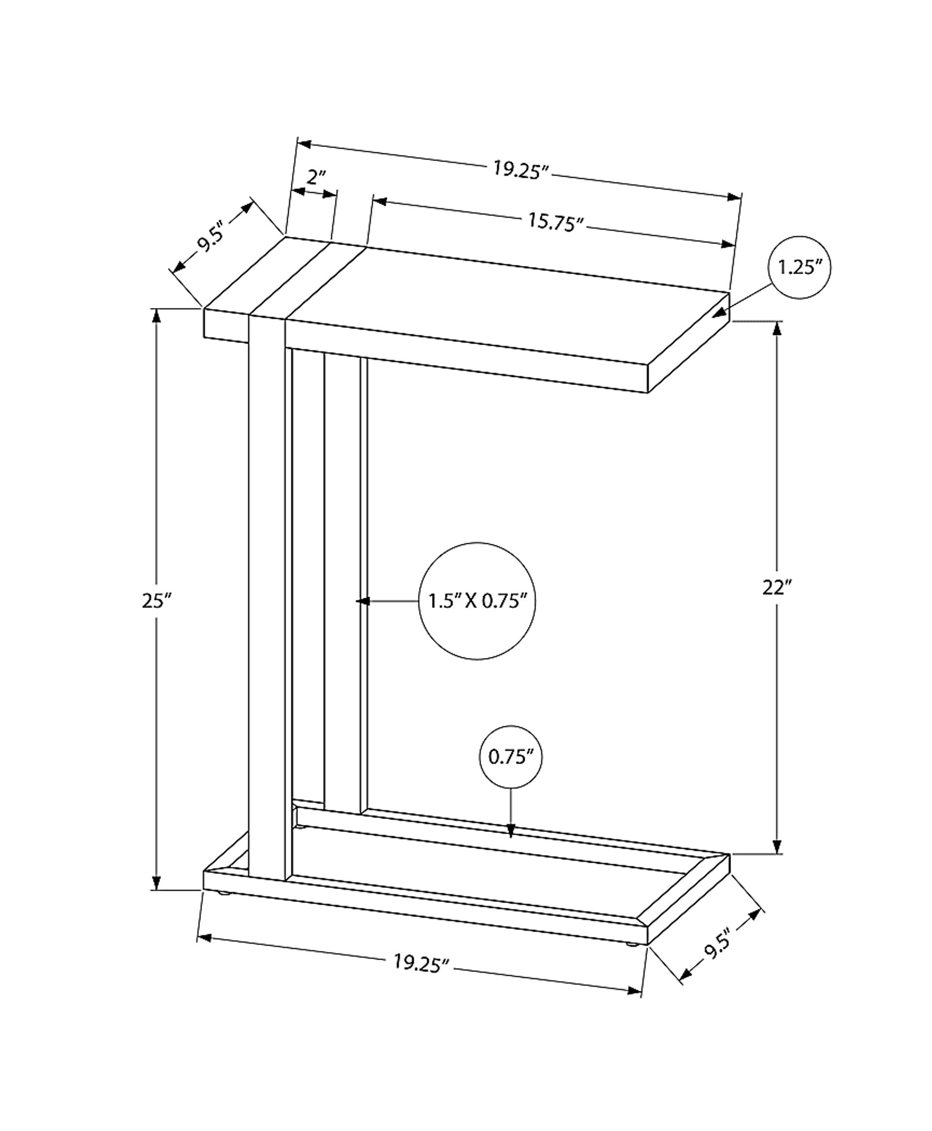 Donbree Gray Side Table - Image 11
