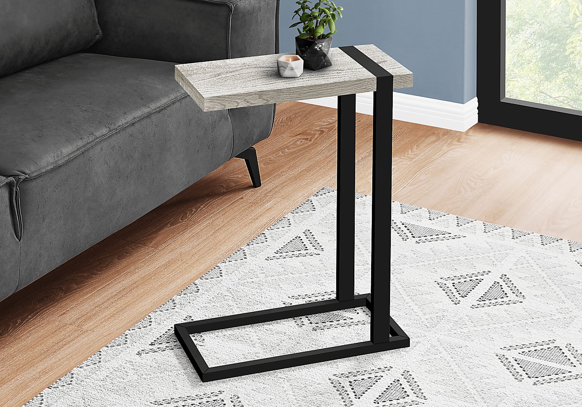Donbree Gray Side Table - Image 2