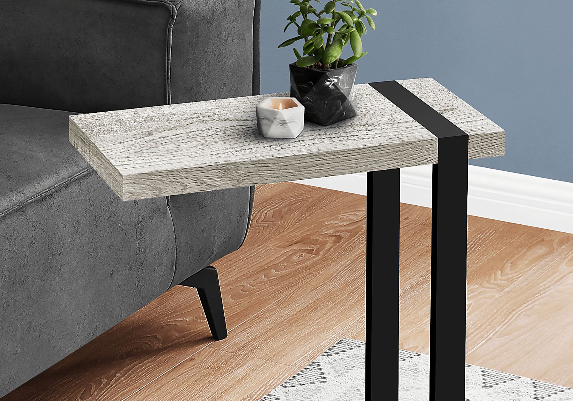 Donbree Gray Side Table - Image 9