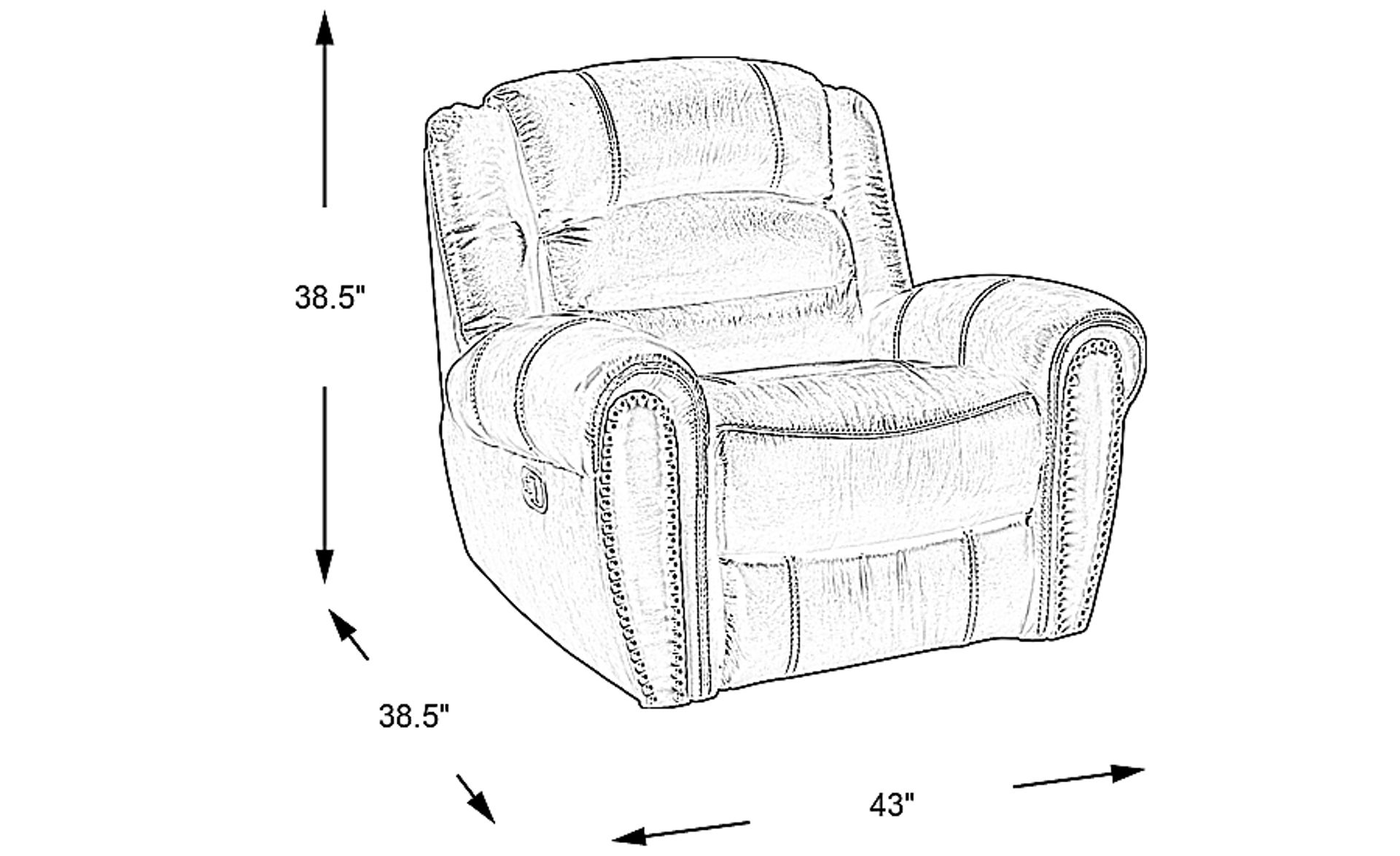Dimension Image. Please refer to the Dimension Tab on this page for dimension details.