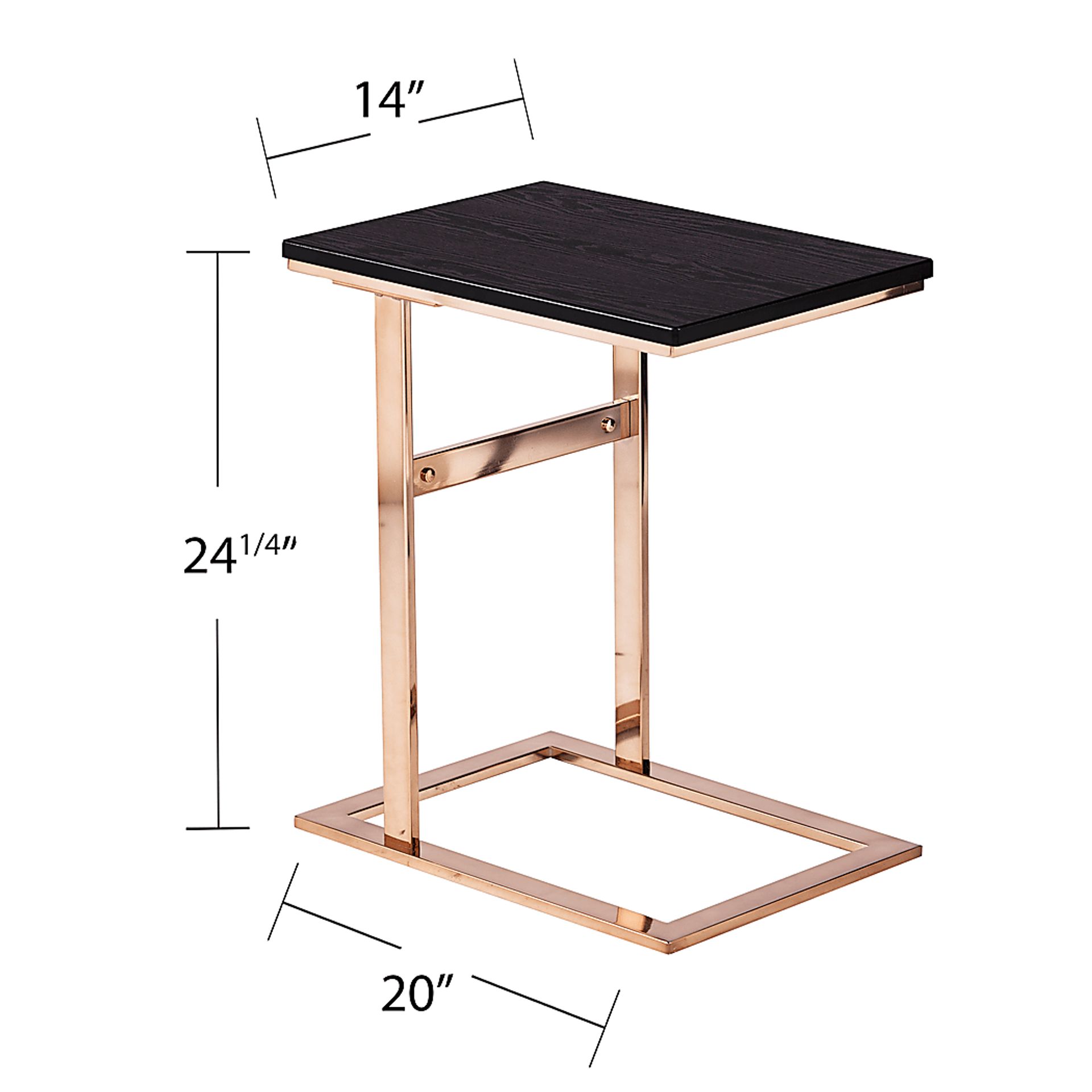 Donington Black Accent Table - Image 5