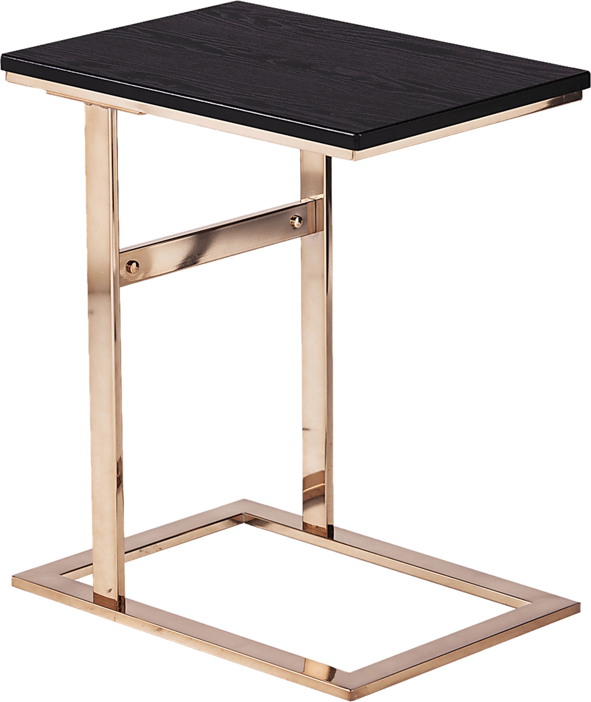 Donington Black Accent Table - Image 1