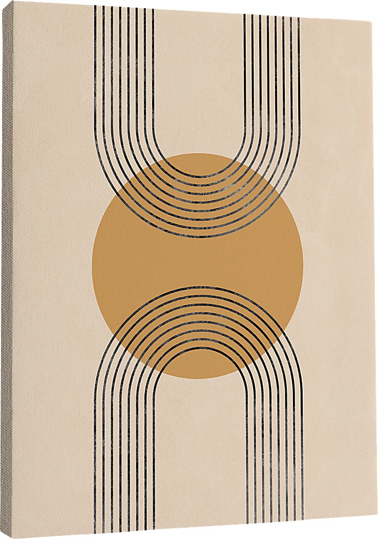 Donival Cream Canvas Wall Art