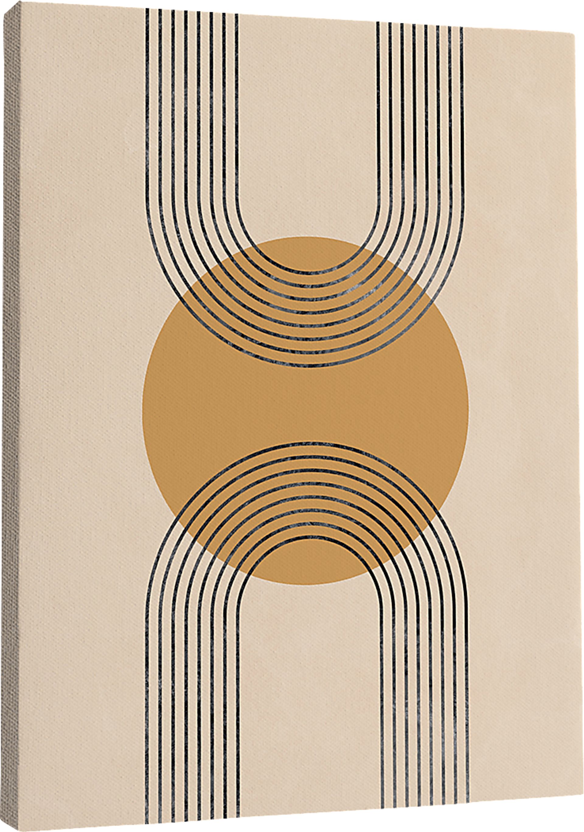 Donival Cream Canvas Wall Art - Image 1
