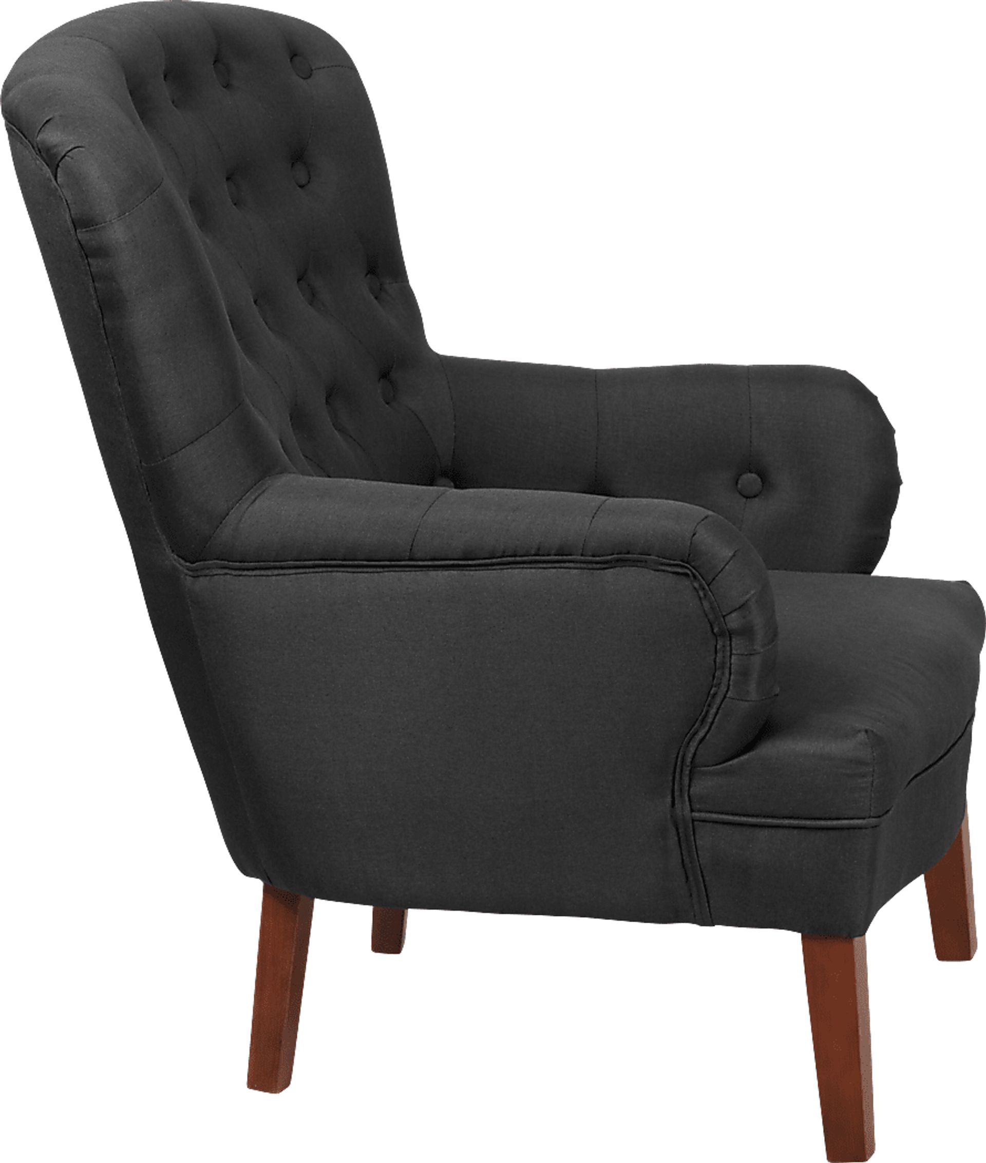Donmoor Black Accent Chair - Image 2