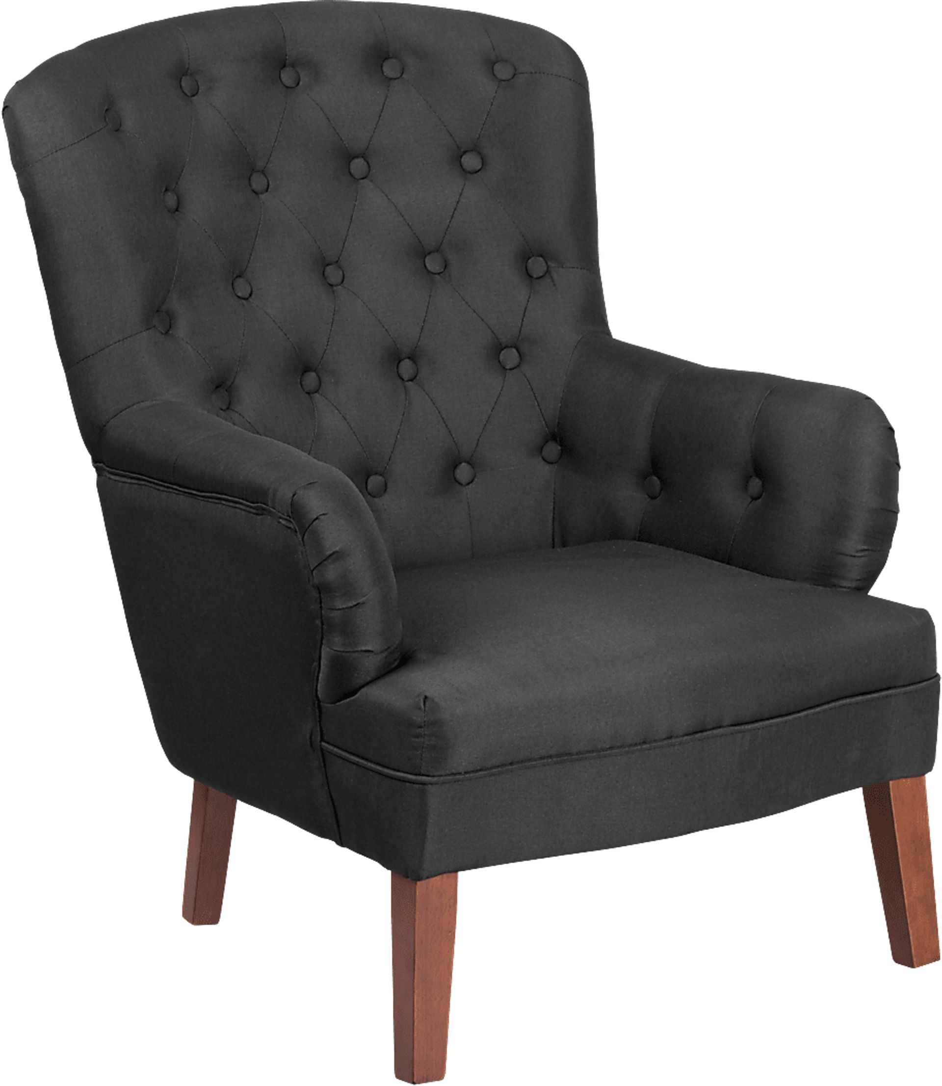 Donmoor Black Accent Chair - Image 1