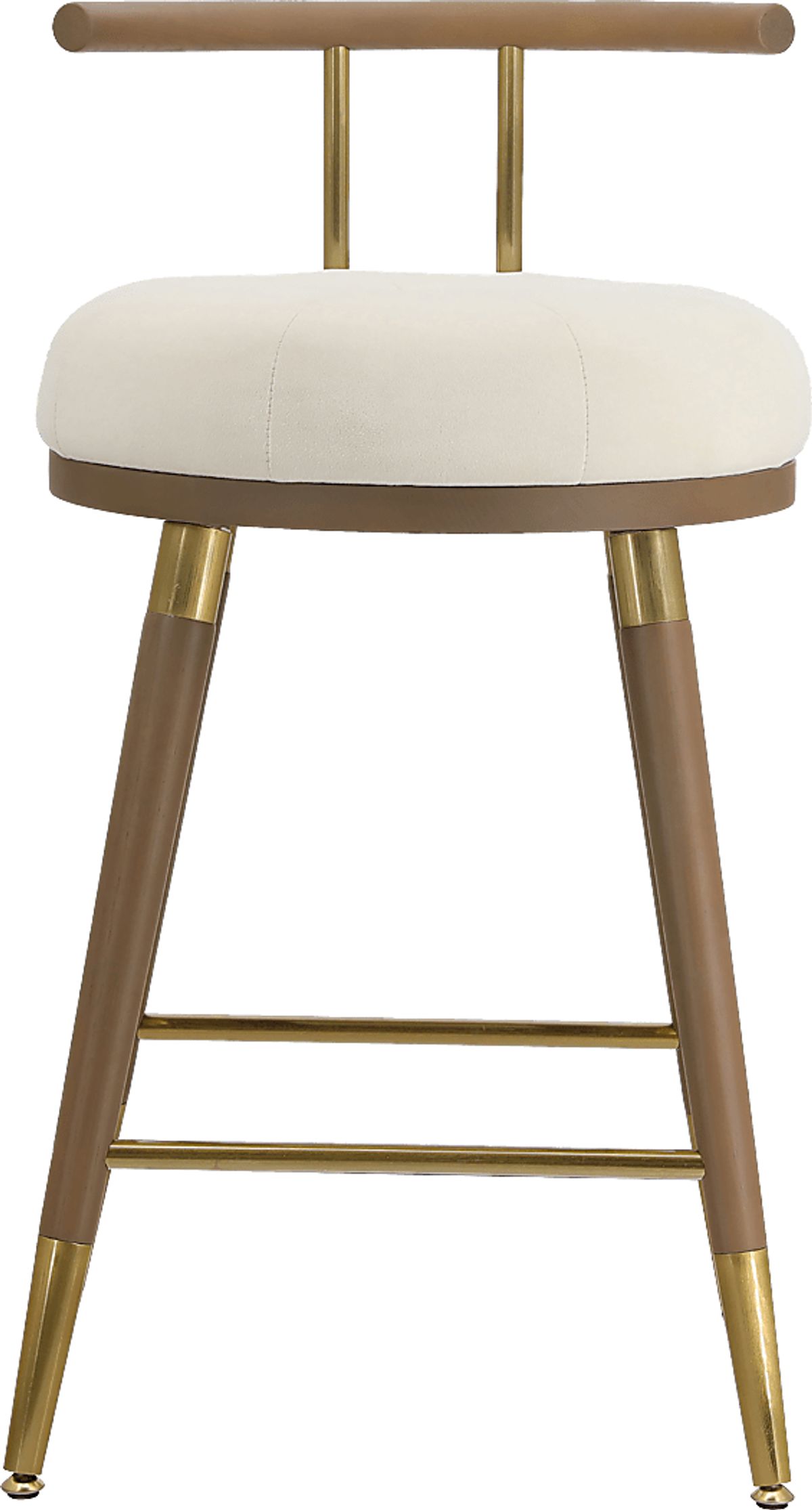 Donnalin Brown Polyester Fabric Counter Stool | Rooms to Go
