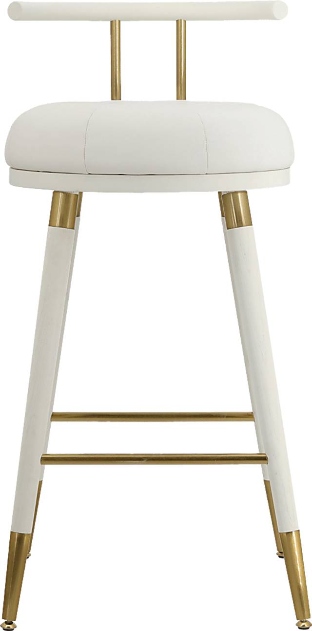 Donnalin White Counter Stool - Thumbnail - Image 3