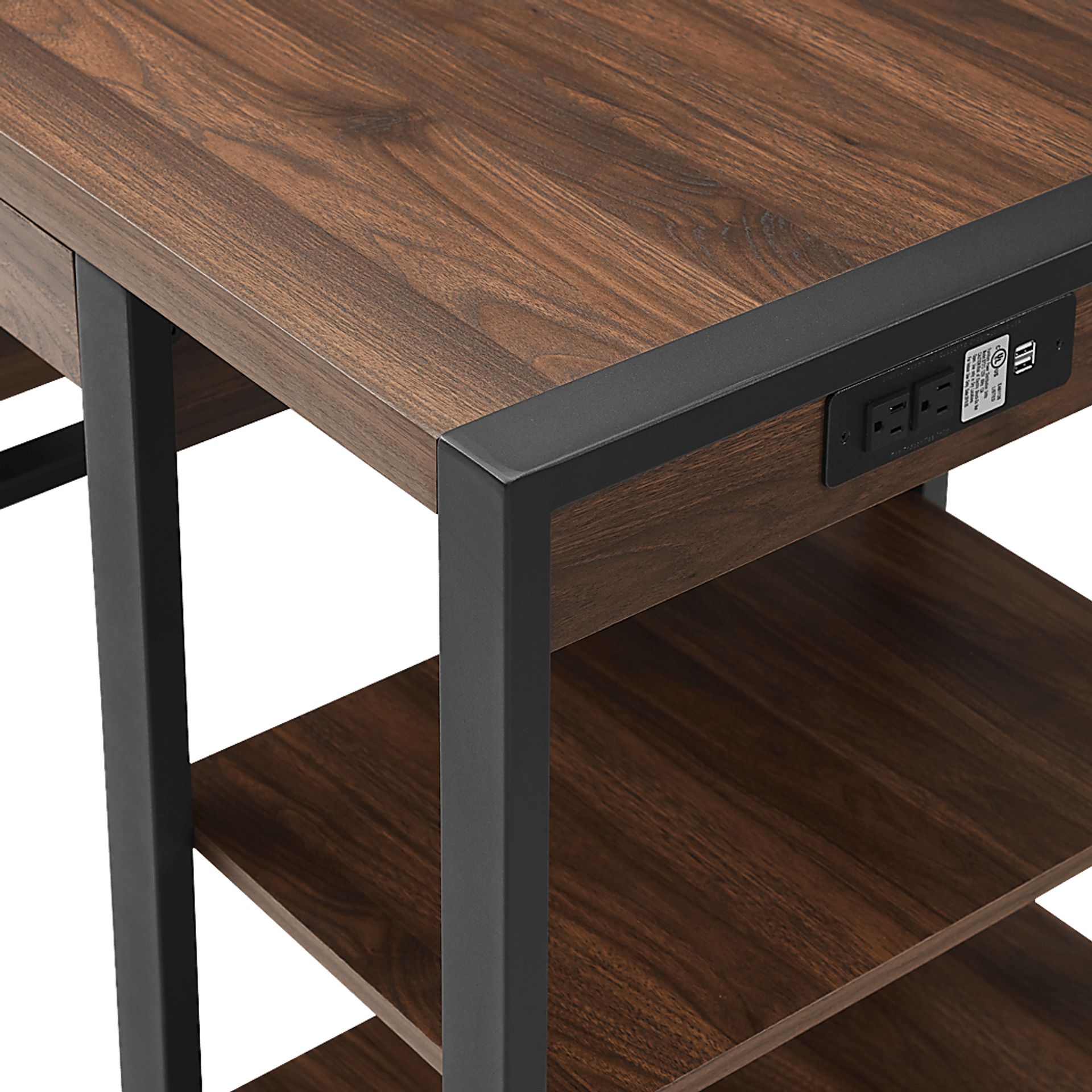 Donnefield Brown Desk - Image 4