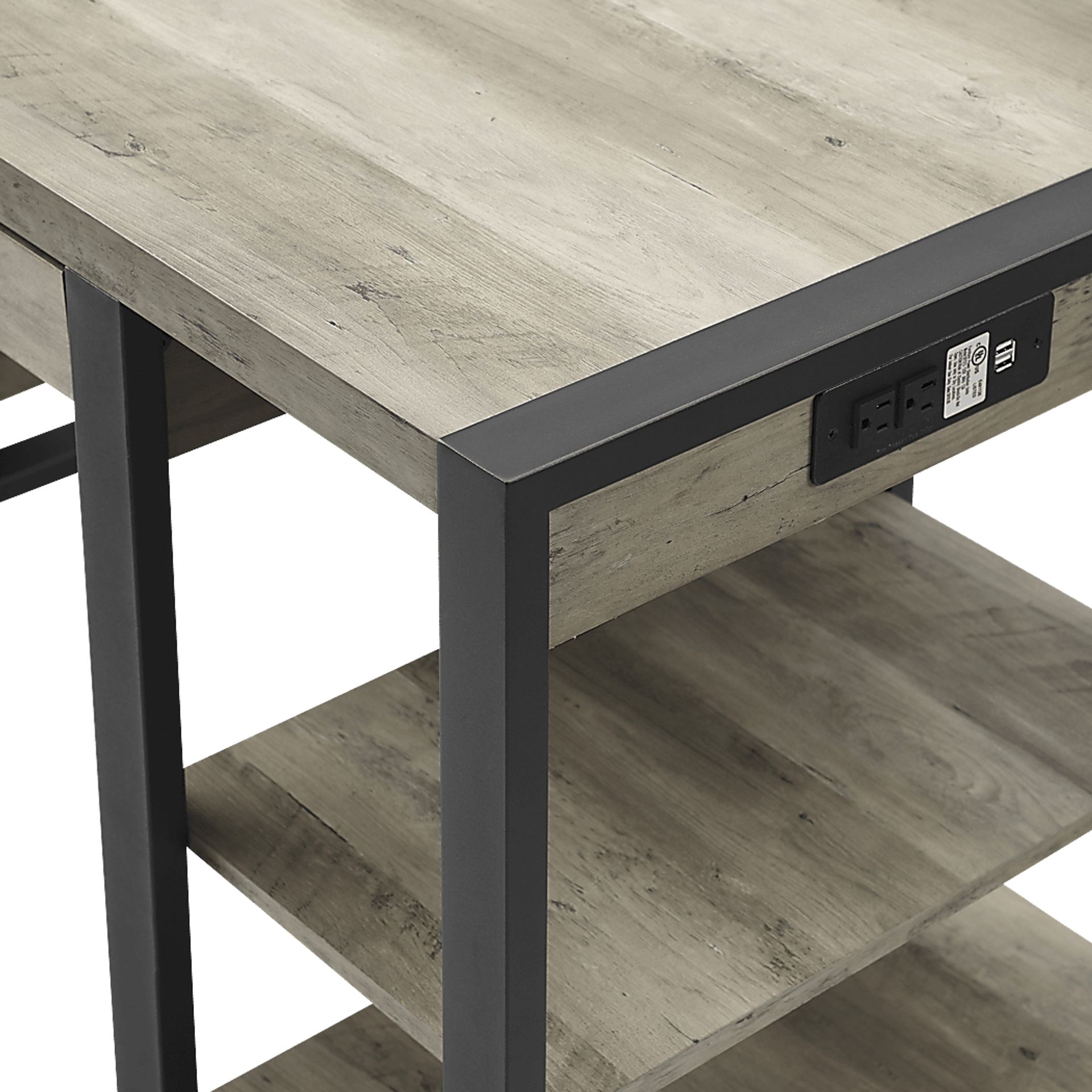 Donnefield Gray Desk - Image 3