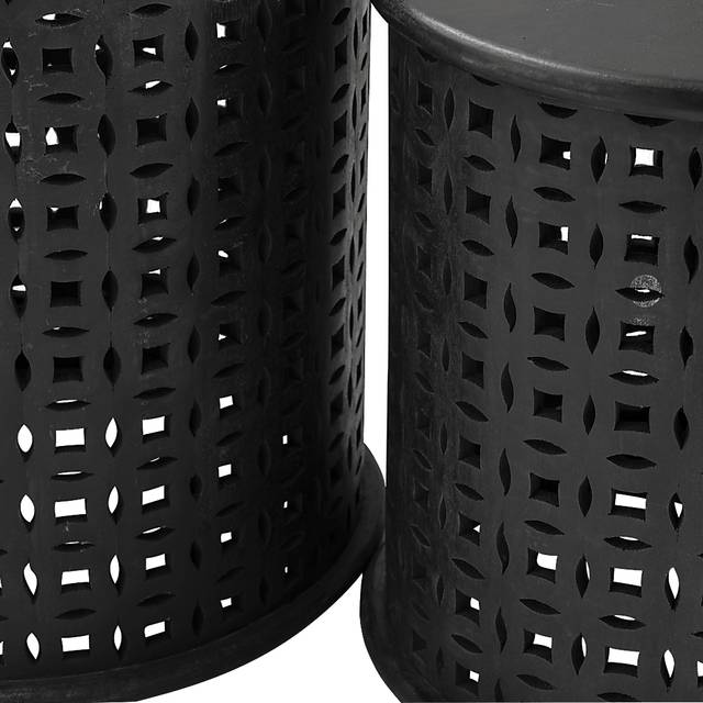 Donnegan Black End Table, Set of 2 - Thumbnail - Image 2