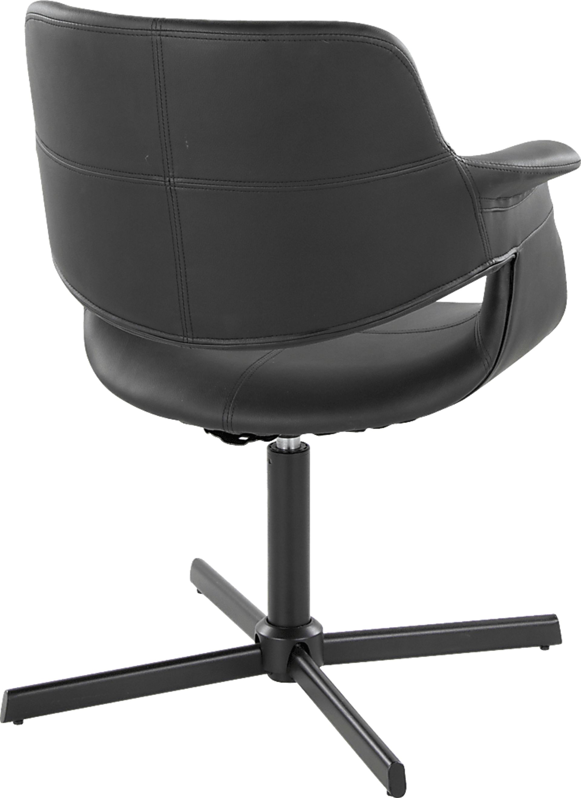Donneita Black Swivel Accent Chair - Image 4