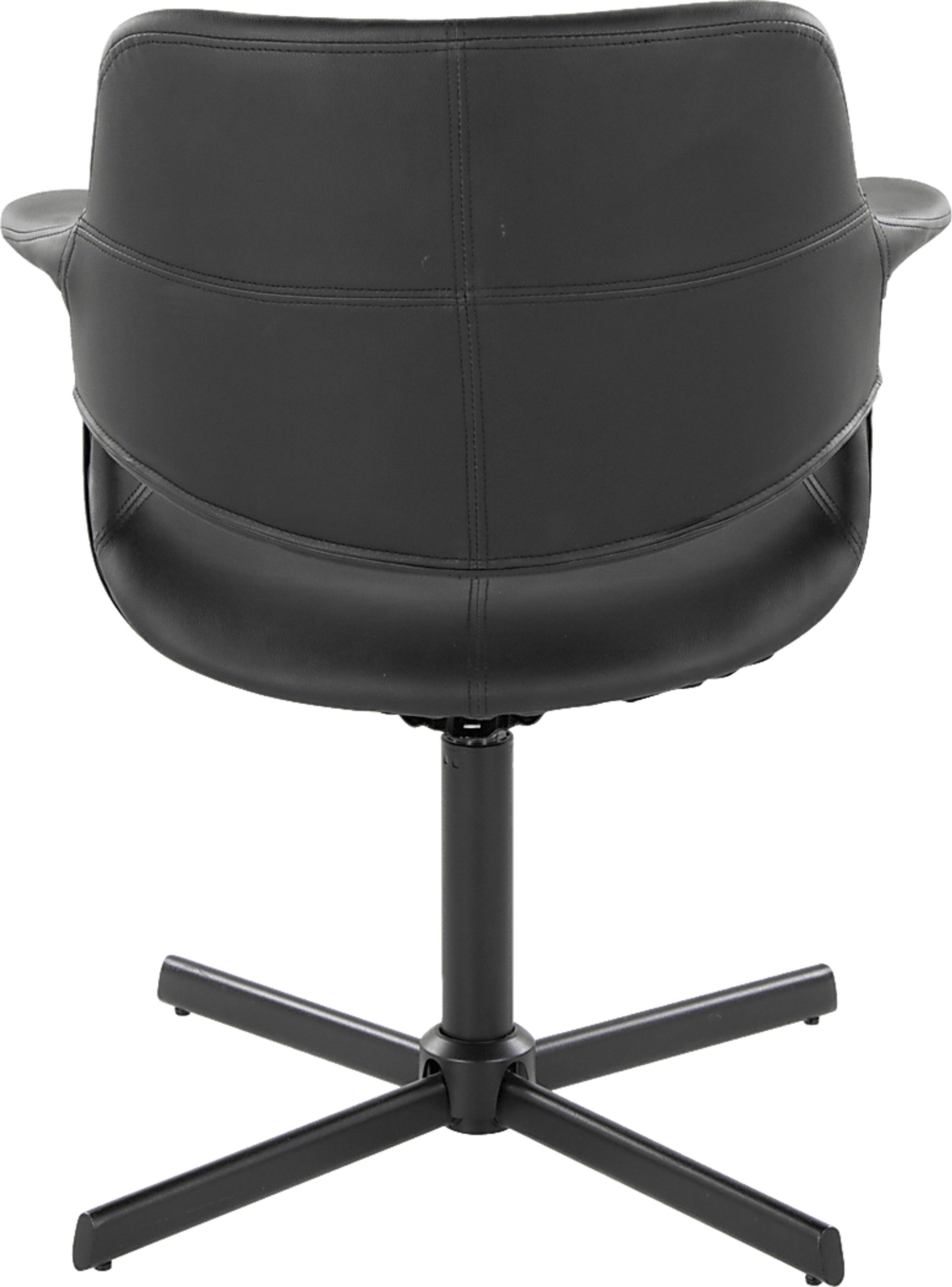 Donneita Black Swivel Accent Chair - Image 5