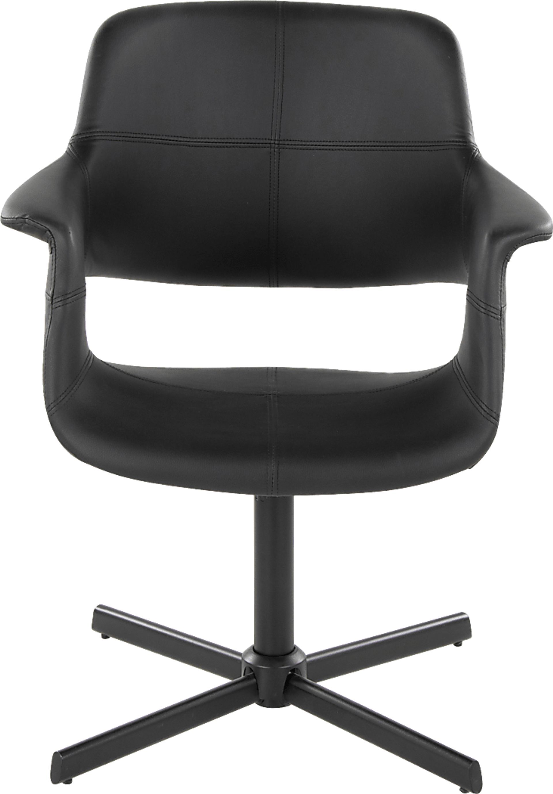 Donneita Black Swivel Accent Chair - Image 6