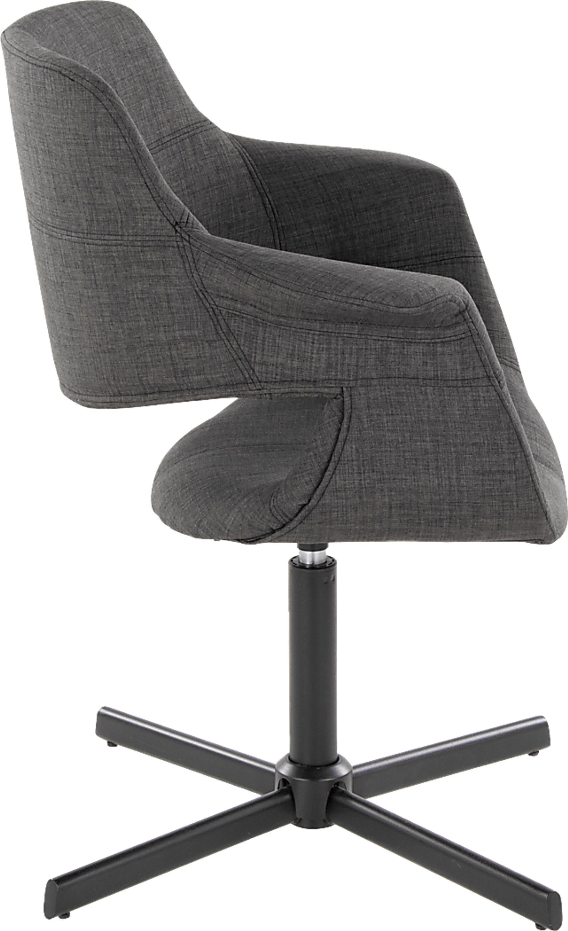 Donneita Charcoal Swivel Accent Chair - Image 3