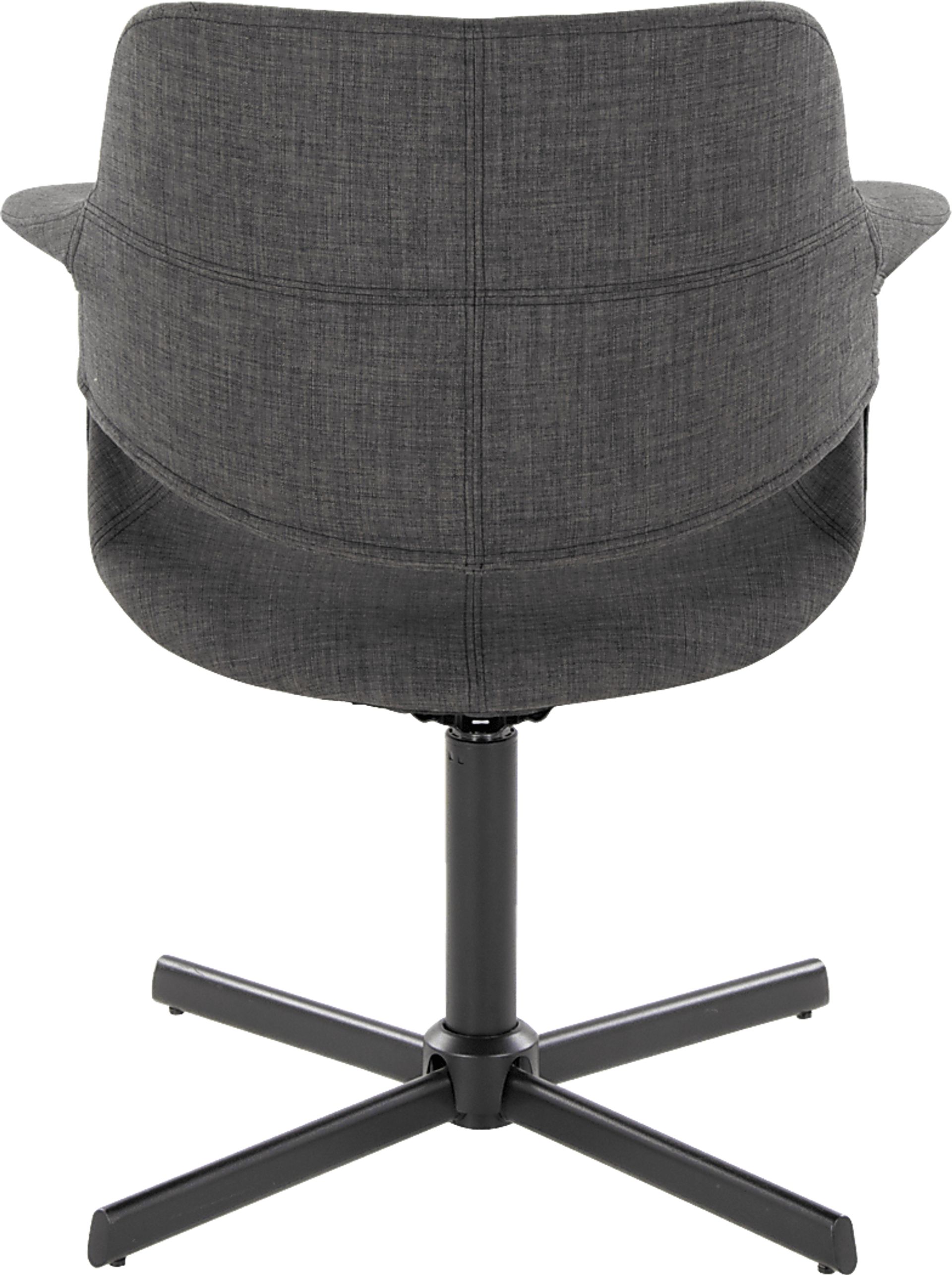 Donneita Charcoal Swivel Accent Chair - Image 5