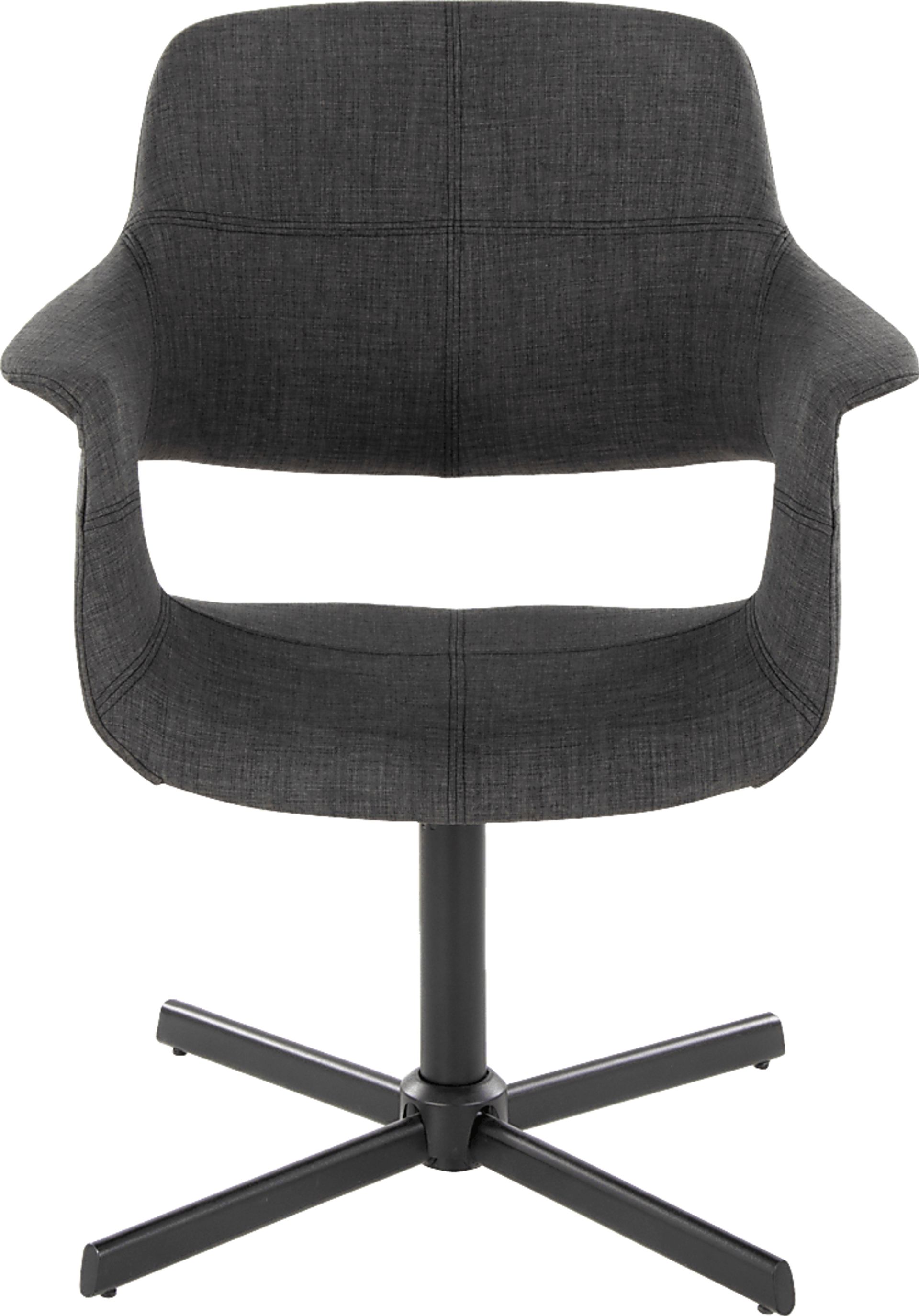 Donneita Charcoal Swivel Accent Chair - Image 6