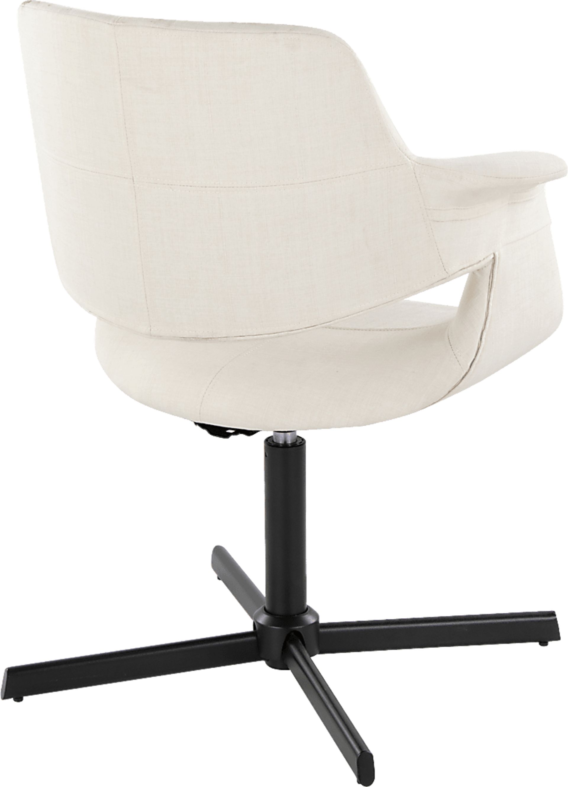 Donneita Cream Swivel Accent Chair - Image 4