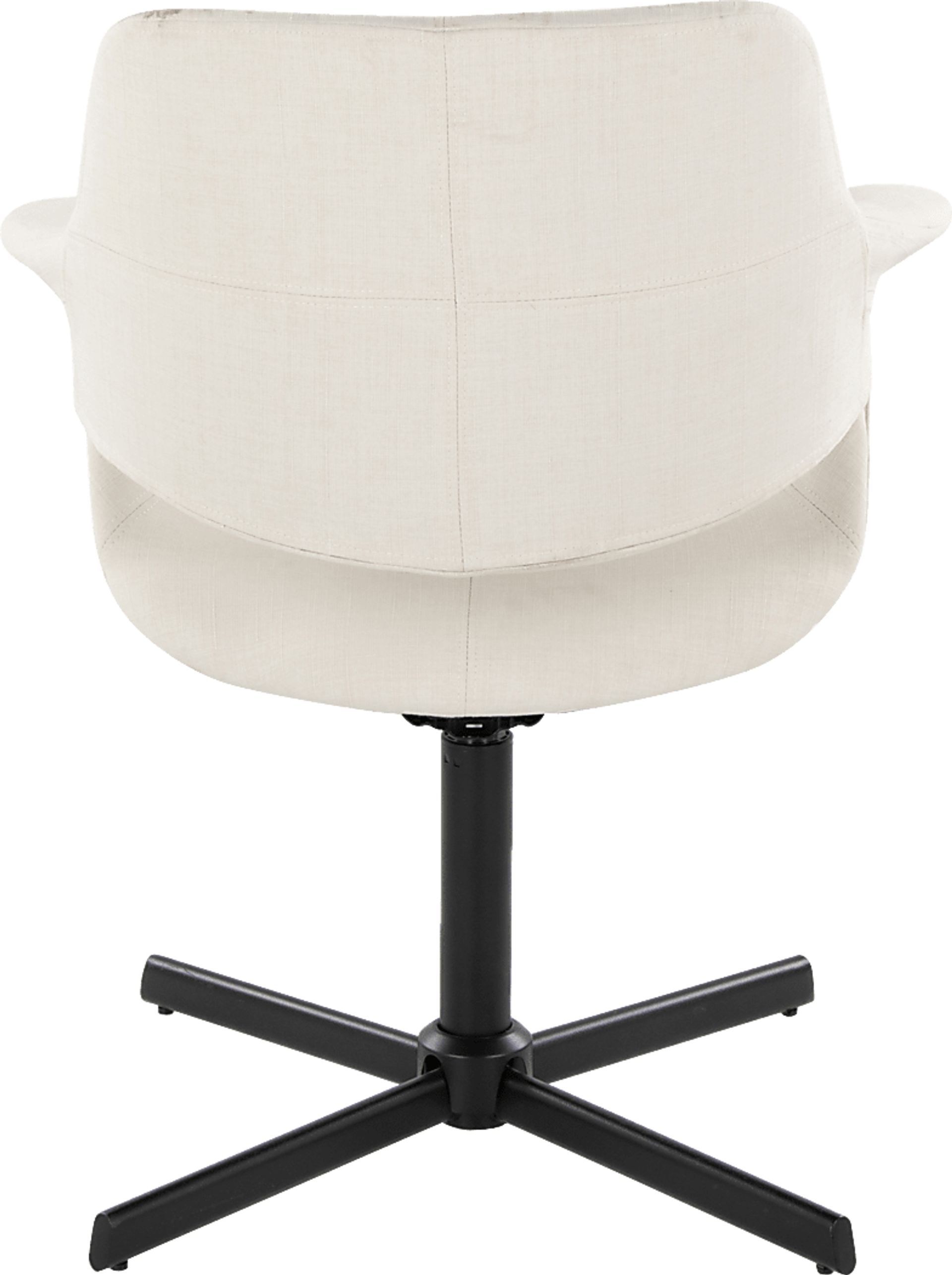 Donneita Cream Swivel Accent Chair - Image 5