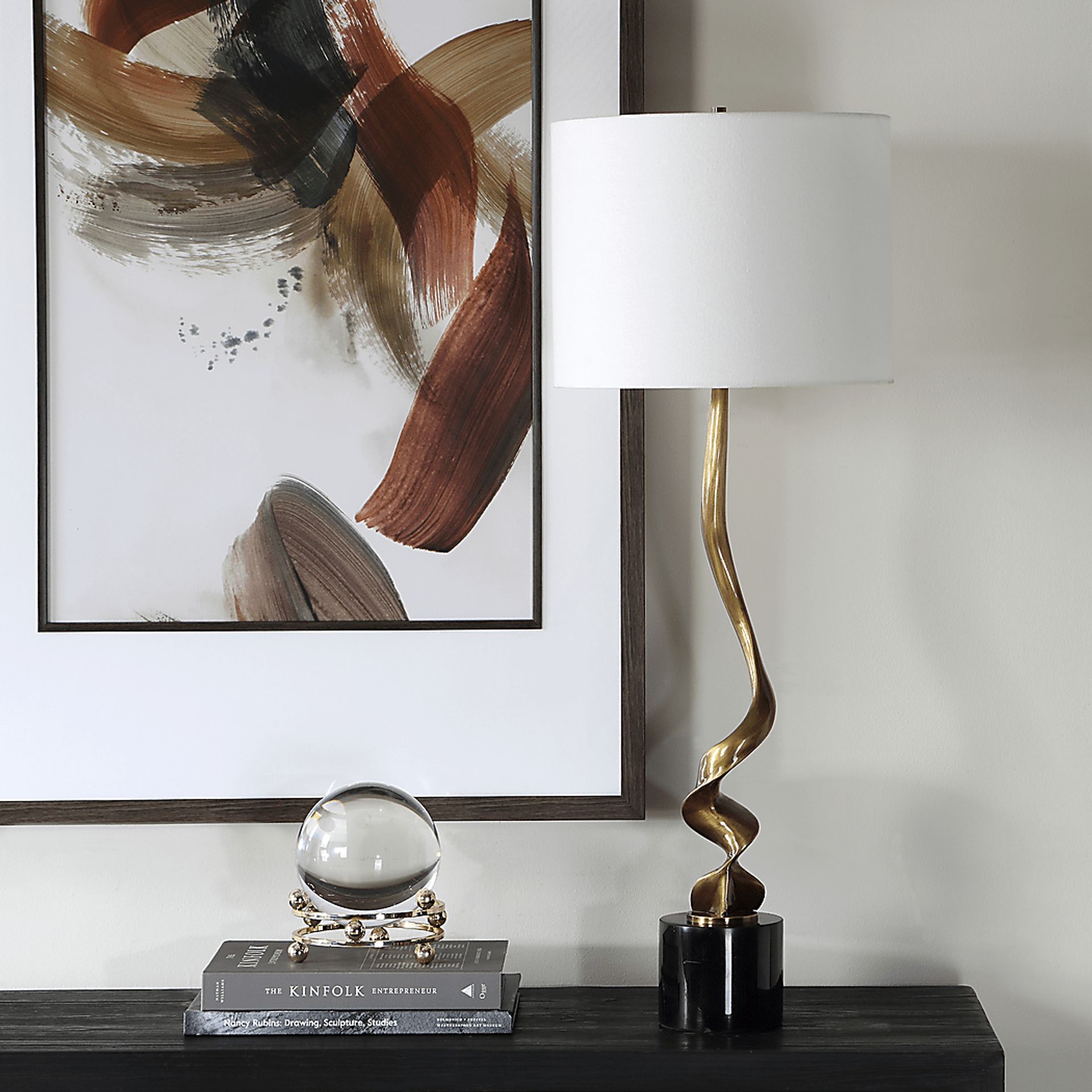 Donnel Brass Lamp - Image 2