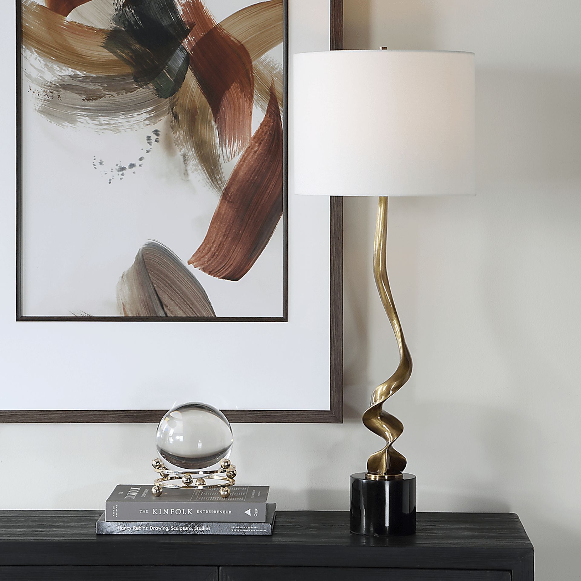 Donnel Brass Lamp - Image 3