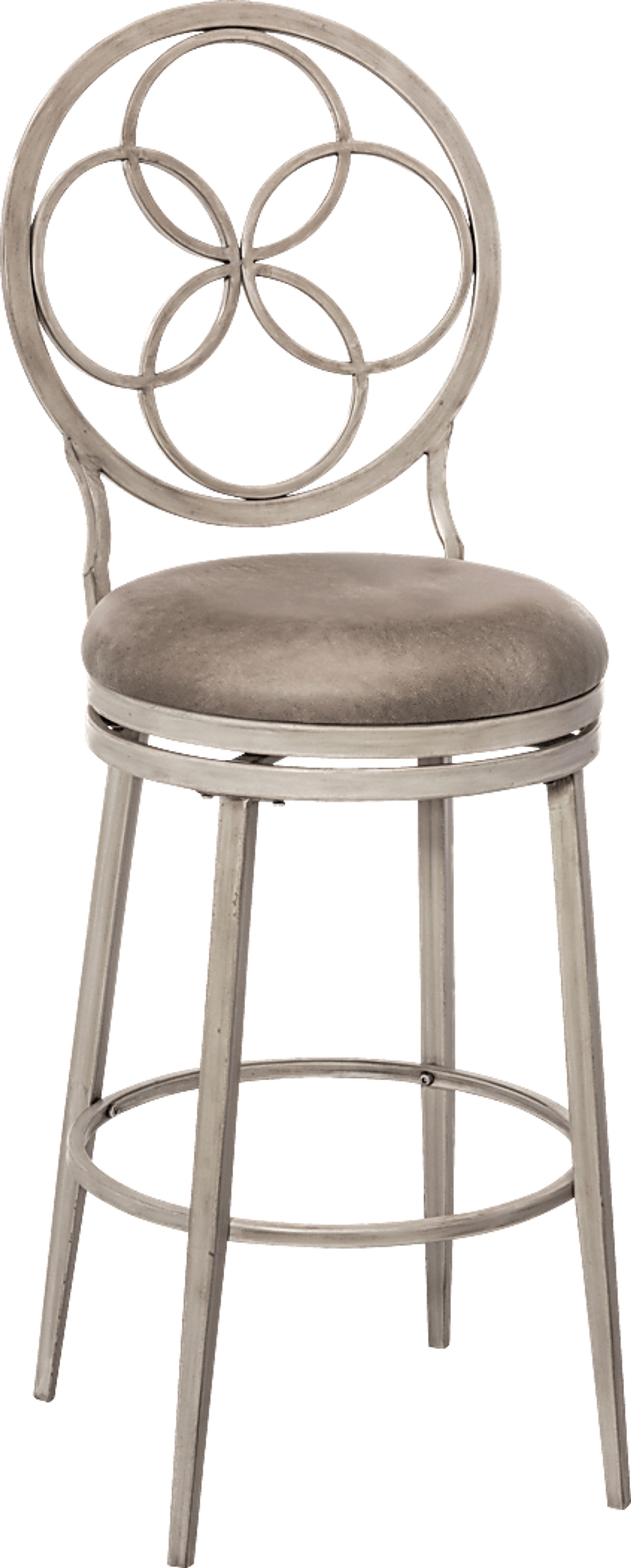 Donnelly Gray Swivel Counter Height Stool - Image 1