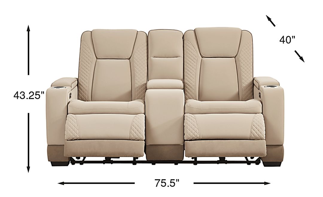 Donovan Park Dual Power Reclining Loveseat