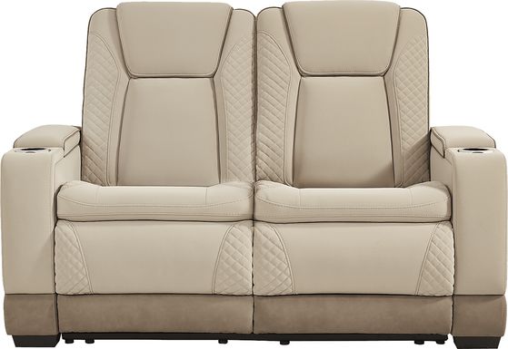 Donovan Park Beige Loveseat