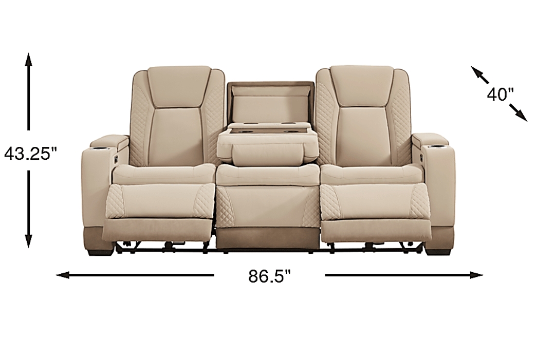 Donovan Park Dual Power Reclining Sofa