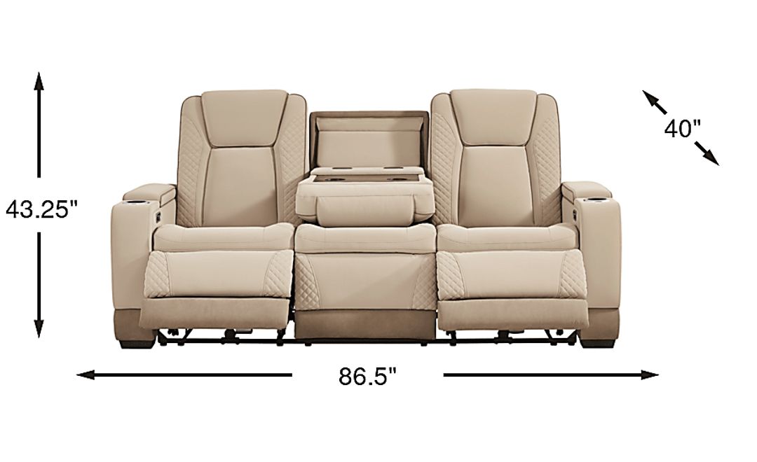 Donovan Park Dual Power Reclining Sofa