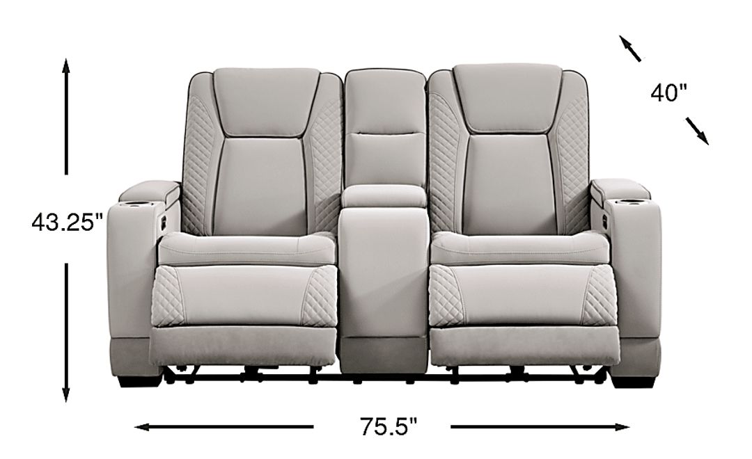 Donovan Park Dual Power Reclining Loveseat