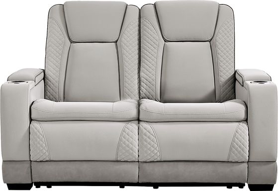 Donovan Park Gray Loveseat