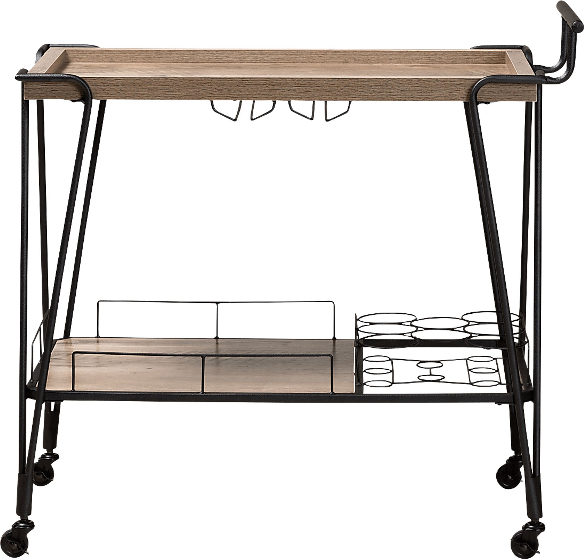 Donset Brown Kitchen Cart - Image 2