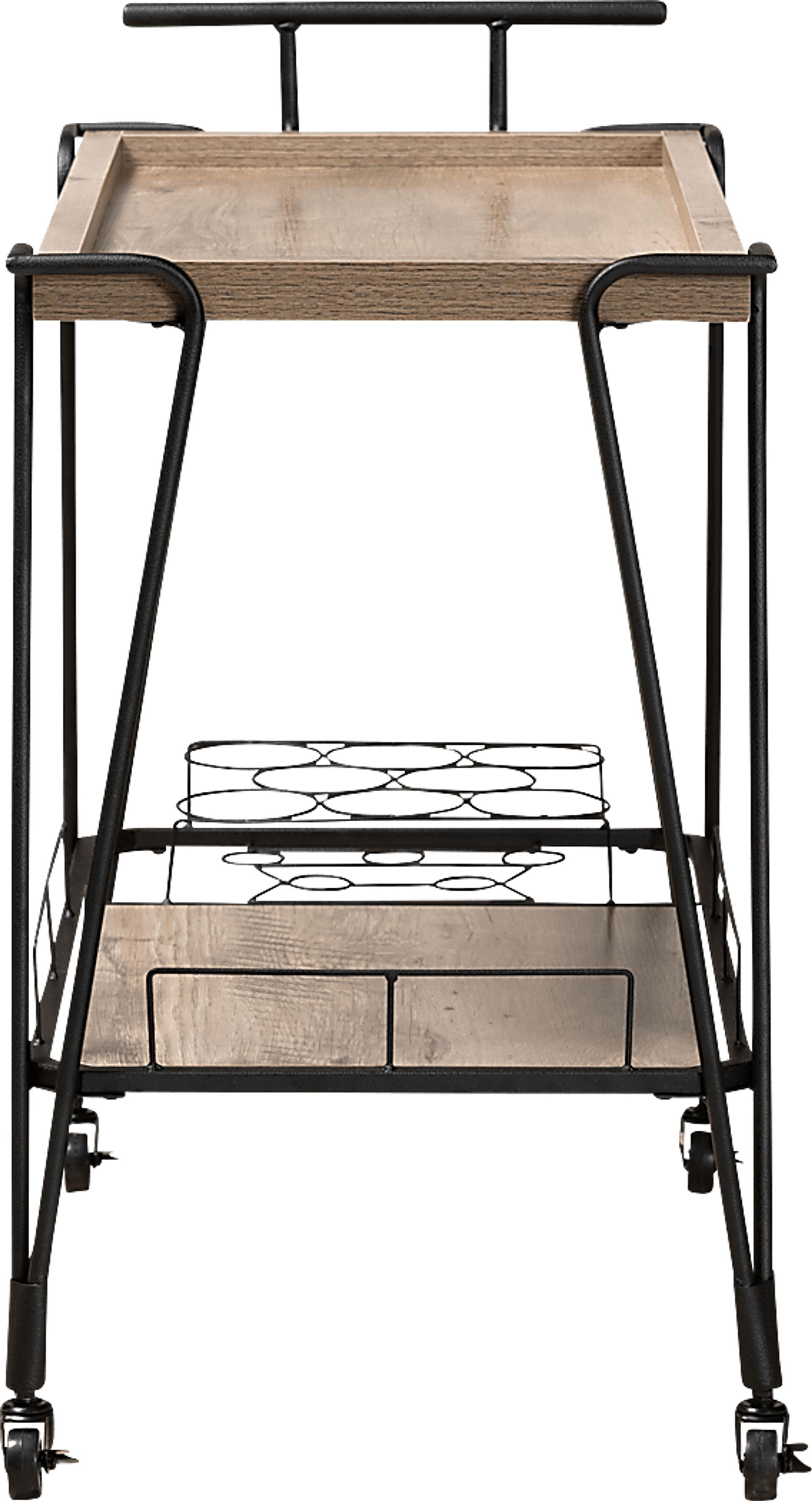 Donset Brown Kitchen Cart - Image 3