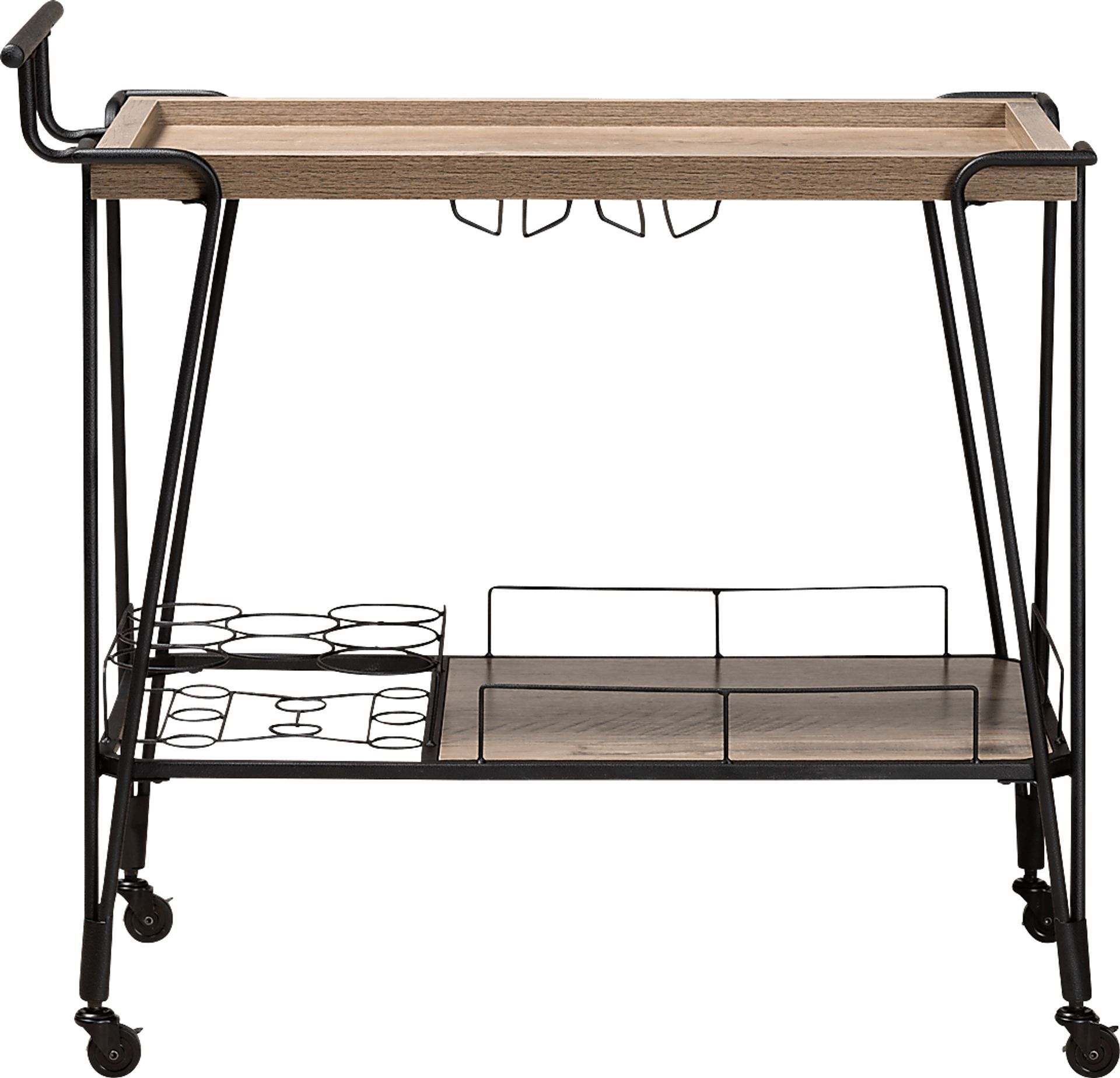 Donset Brown Kitchen Cart - Image 4